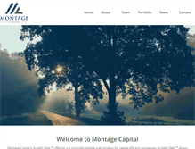 Tablet Screenshot of montagecapital.com